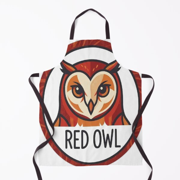 Item preview, Red Owl Studio Vintage Logo Emblem designed and sold by OwlStudioshop.