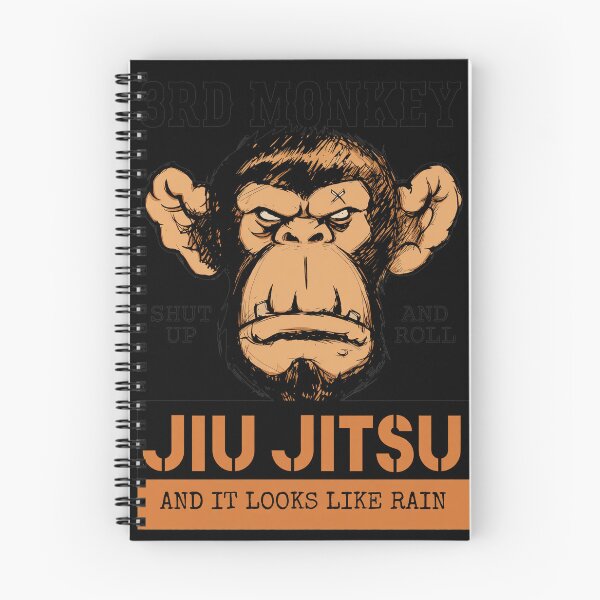 Item preview, 3rd Monkey Jiu Jitsu Shut Up and Roll designed and sold by WhimsyWephy.
