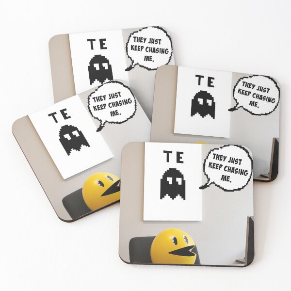 Item preview, Pac Man Therapy They Keep Chasing Me Gamer Meme designed and sold by OwlStudioshop.