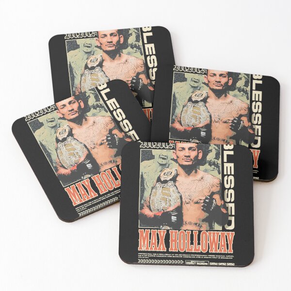 Item preview, Max Holloway Blessed MMA Champion Retro Retro designed and sold by WhimsyWephy.