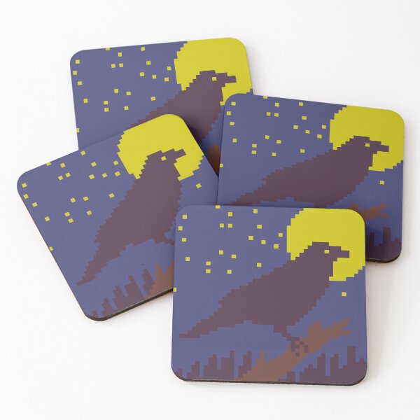 Item preview, Cuervo de la luz de la luna designed and sold by NovaSageArt.
