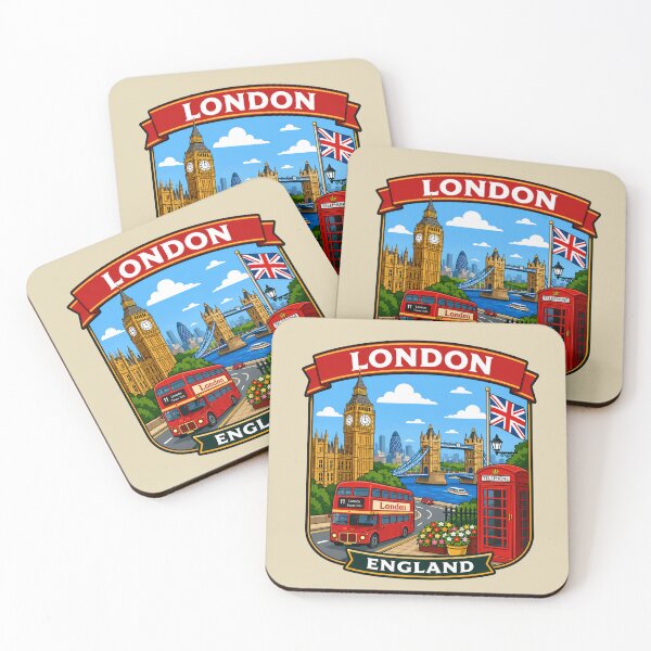 Item preview, London, England designed and sold by Myra365Art.