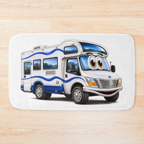 Item preview, Blue Camper Cartoon designed and sold by Scott Hayes.