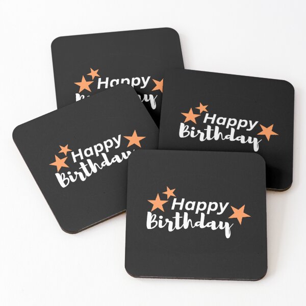 Item preview, Set 8 - Happy Birthday | Orange Stars designed and sold by JienChan26.