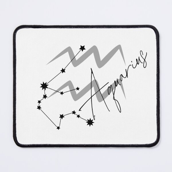 Item preview, Aquarius Zodiac Sign Constellation Minimalist Line Art designed and sold by NESTORY-Studio.
