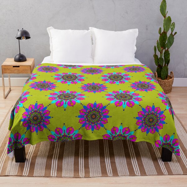 Item preview, Colorful Floral Mandala Seamless Pattern for Textile, Wallpaper and Surface Design with Geometric Symmetry designed and sold by MeawExoplanet.