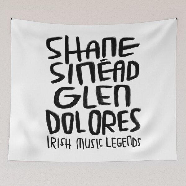 Item preview, Shane, Sinead, Glen, Dolores, Irish Music Legends designed and sold by badlydrawnbabe.