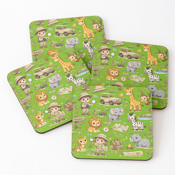 Item preview, cute safari animals designed and sold by DreamPrint Collective.