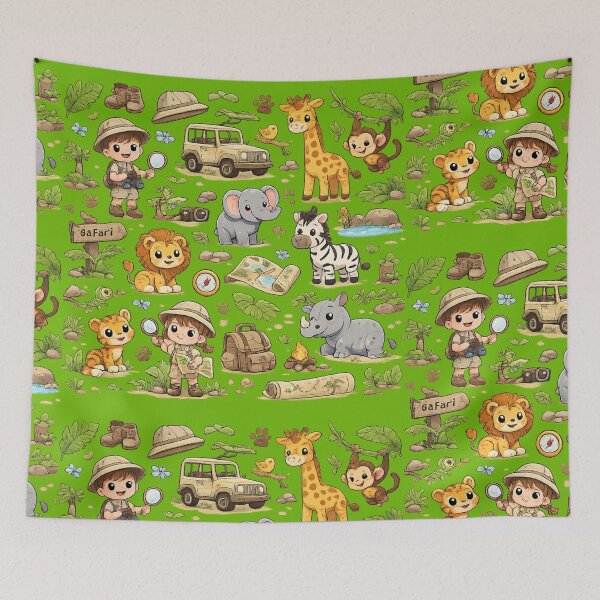 Item preview, cute safari animals designed and sold by DreamPrint Collective.
