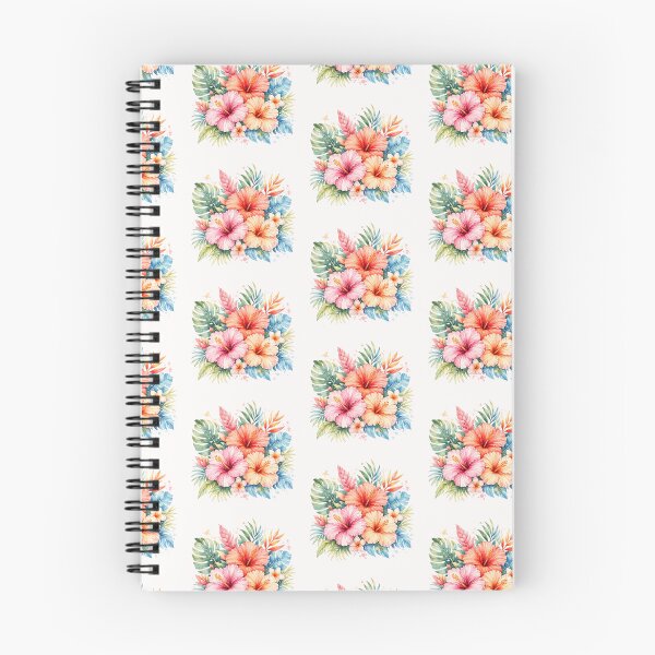 Item preview, Aloha Hibiscus Bouquet | Watercolor Tropical Floral Art | Botanical Flower Illustration designed and sold by Nolmo.
