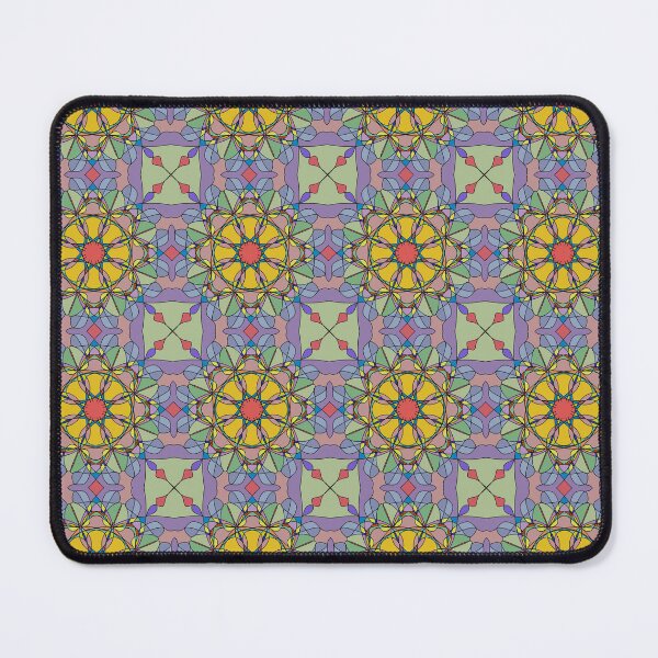 Item preview, Colorful Floral Mandala Seamless Pattern for Textile, Wallpaper and Surface Design with Geometric Symmetry designed and sold by MeawExoplanet.