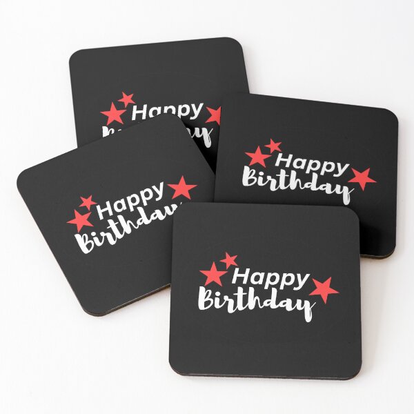 Item preview, Set 8 - Happy Birthday | Red Stars designed and sold by JienChan26.