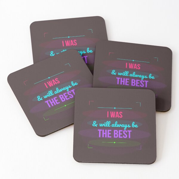 Item preview, I Was & I Will Be The Best | Motivational Typography Quote designed and sold by CREATIVE HIVE.