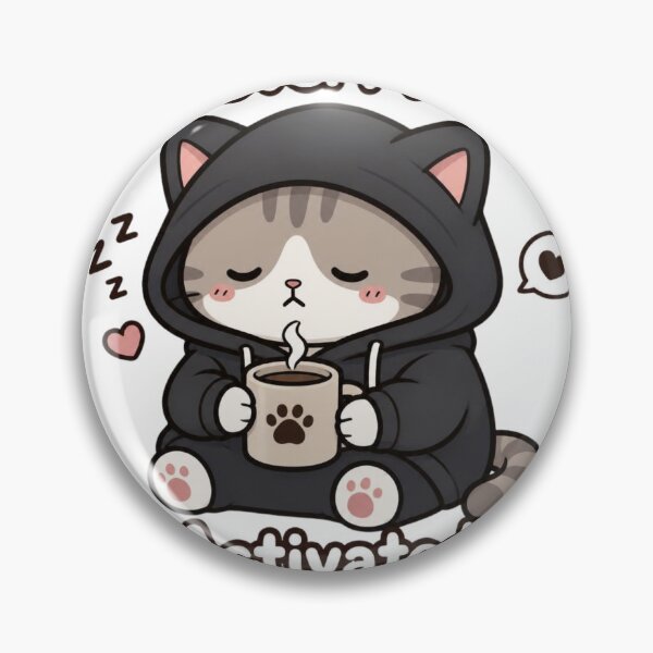 Item preview, Introvert Mode Activated Cat designed and sold by redblink store.