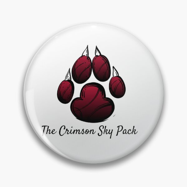 Item preview, The Crimson Sky Pack Paw - Maroon designed and sold by TheNightKeepersTale.