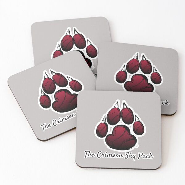 Artikelvorschau, Die Crimson Sky Pack Paw - Kastanienbraun entworfen und verkauft von TheNightKeepersTale.