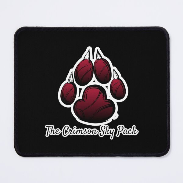 Item preview, The Crimson Sky Pack Paw - Maroon designed and sold by TheNightKeepersTale.