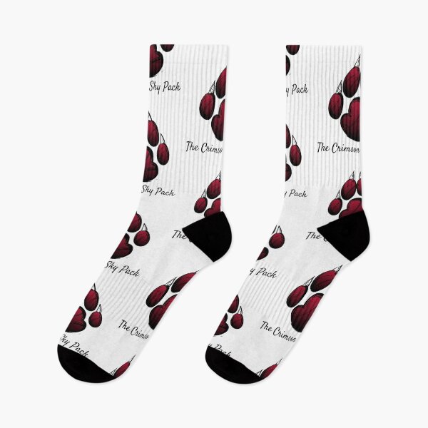 Item preview, The Crimson Sky Pack Paw - Maroon designed and sold by TheNightKeepersTale.