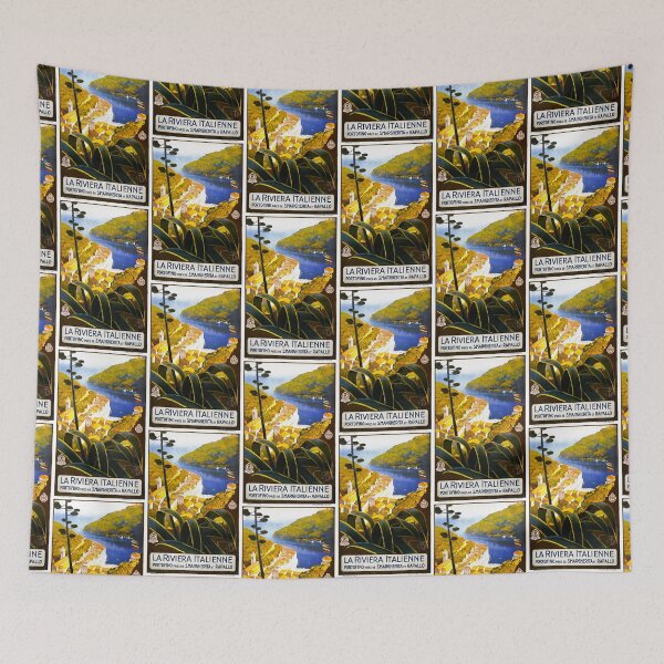 Item preview, Digitally Restored Italian Riviera Travel Poster from 1920 designed and sold by Vintage Poster Supply.