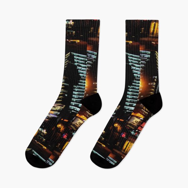 Item preview, Beijing City at Night with Red designed and sold by Empathetic-Psychopath.