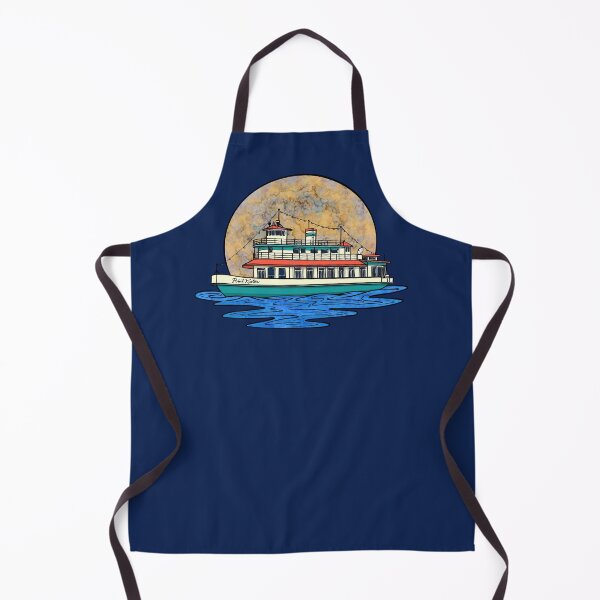 Item preview, Point Ruston Ferry Boat Full Moon Night Tacoma Washington Art designed and sold by Urban Muse And Sultry Hues.