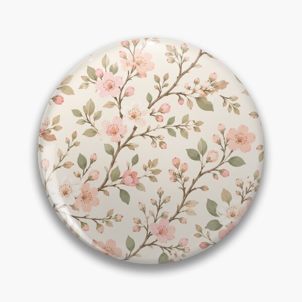 Item preview, Vintage Cherry Blossom Seamless Pattern designed and sold by Kooyana04.