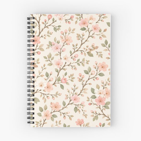 Item preview, Vintage Cherry Blossom Seamless Pattern designed and sold by Kooyana04.
