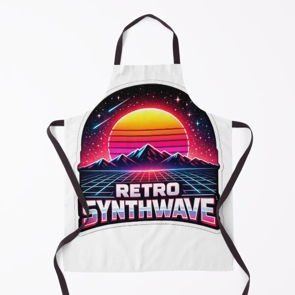 Item preview, Retro Synthwave Sunset Mountains 80s Vaporwave Design designed and sold by RoyArt0.