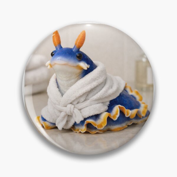 Item preview, Cozy Bathrobe Nudibranch Sea Slug designed and sold by Sillytoe.
