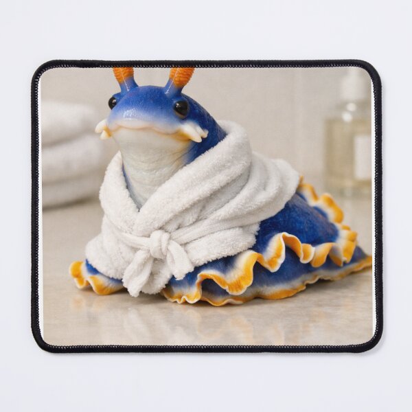 Item preview, Cozy Bathrobe Nudibranch Sea Slug designed and sold by Sillytoe.