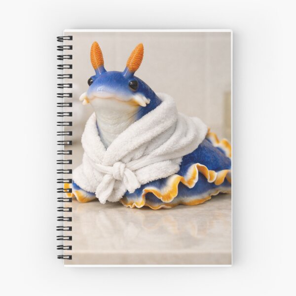 Item preview, Cozy Bathrobe Nudibranch Sea Slug designed and sold by Sillytoe.