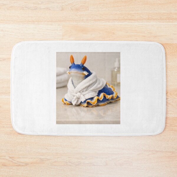 Item preview, Cozy Bathrobe Nudibranch Sea Slug designed and sold by Sillytoe.