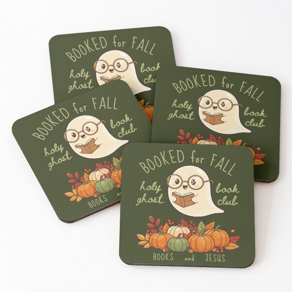 Item preview, Holy Ghost Book Club Nuts About Jesus and Books Love Fall Cute Ghost Reading Bookish designed and sold by Forevermore.