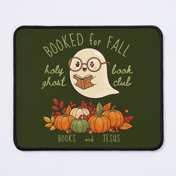 Item preview, Holy Ghost Book Club Nuts About Jesus and Books Love Fall Cute Ghost Reading Bookish designed and sold by Forevermore.