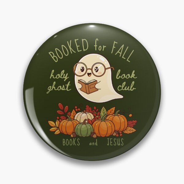 Item preview, Holy Ghost Book Club Nuts About Jesus and Books Love Fall Cute Ghost Reading Bookish designed and sold by Forevermore.