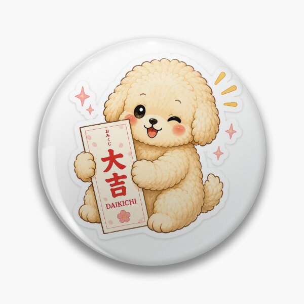 Item preview, Cute Lucky Omikuji Bear | Kawaii Japanese Fortune Sticker designed and sold by TinyNook.