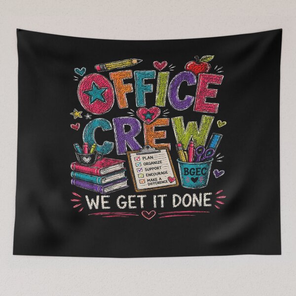 Item preview, School Office Crew Bgec School Support Staff Pride designed and sold by AliciaFlorida.