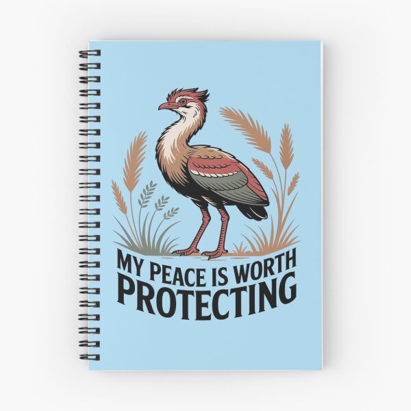 Item preview, Red-legged Seriema My Peace Is Worth Protecting designed and sold by Max Store.