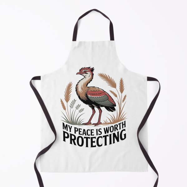 Item preview, Red-legged Seriema My Peace Is Worth Protecting designed and sold by Max Store.