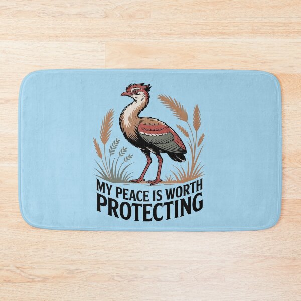 Item preview, Red-legged Seriema My Peace Is Worth Protecting designed and sold by Max Store.