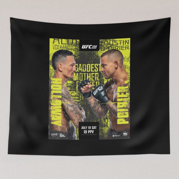 Item preview, Holloway vs Poirier Combat Sports Event Poster designed and sold by Inkirra.