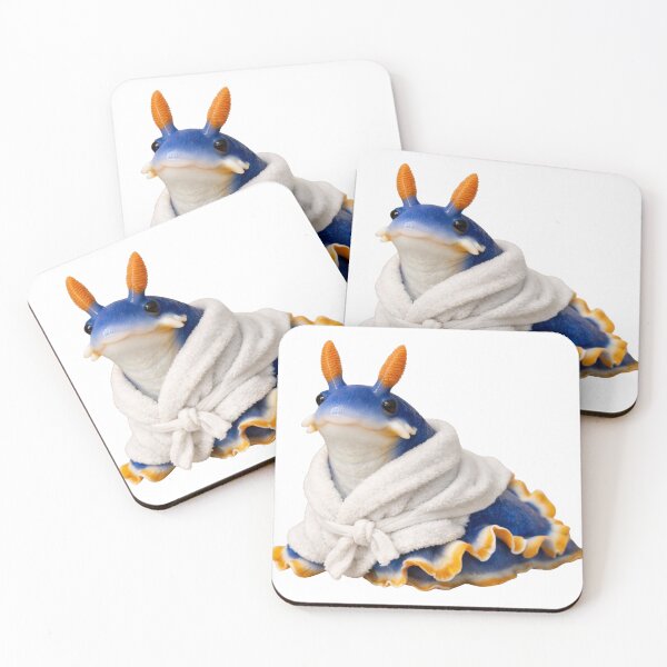 Item preview, Bathrobe Nudibranch Sea Slug designed and sold by Sillytoe.