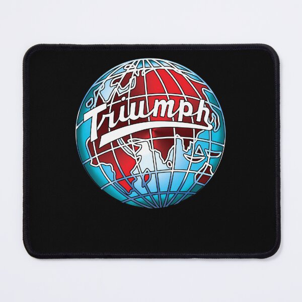 Item preview, Red Blue Globe Earth Cursive Badge designed and sold by BENKUNG.