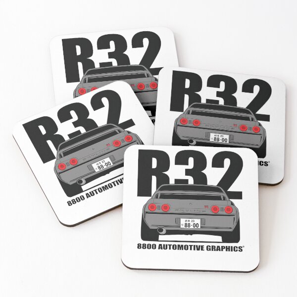 Item preview, Grey Car Rear View Red Taillights Poster designed and sold by BENKUNG.