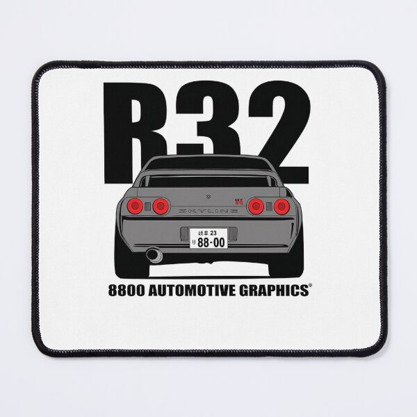 Item preview, Grey Car Rear View Red Taillights Poster designed and sold by BENKUNG.