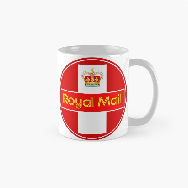 Item preview, Royal Mail Circular Vintage Style Badge with Crown – Retro British Postal Emblem designed and sold by PIXEL POP DESIGNS - Beyond the Norm!.