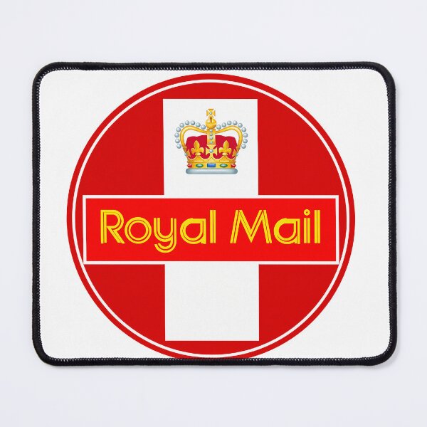 Item preview, Royal Mail Circular Vintage Style Badge with Crown – Retro British Postal Emblem designed and sold by PIXEL POP DESIGNS - Beyond the Norm!.