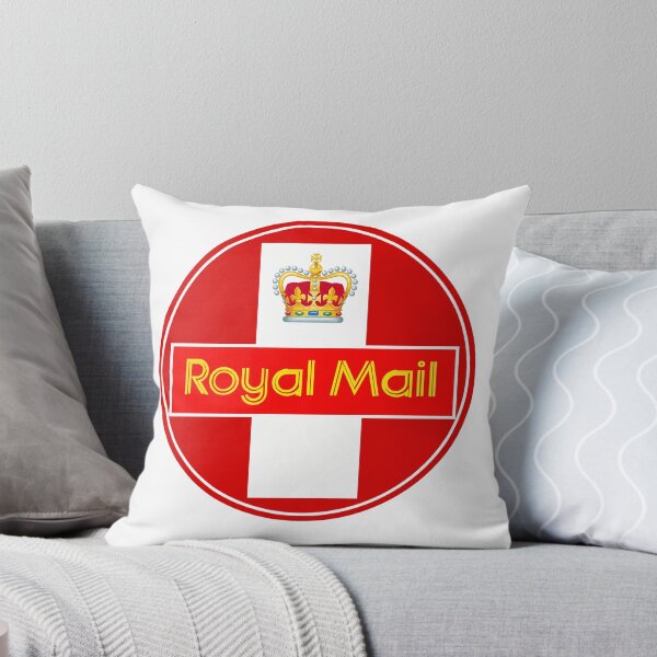 Item preview, Royal Mail Circular Vintage Style Badge with Crown – Retro British Postal Emblem designed and sold by PIXEL POP DESIGNS - Beyond the Norm!.