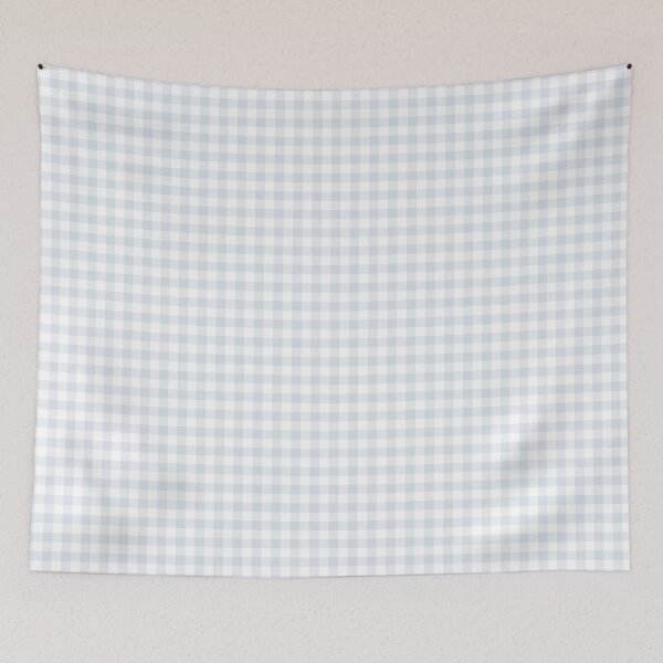 Item preview, Soft Powder Blue Gingham Check designed and sold by caladayart.