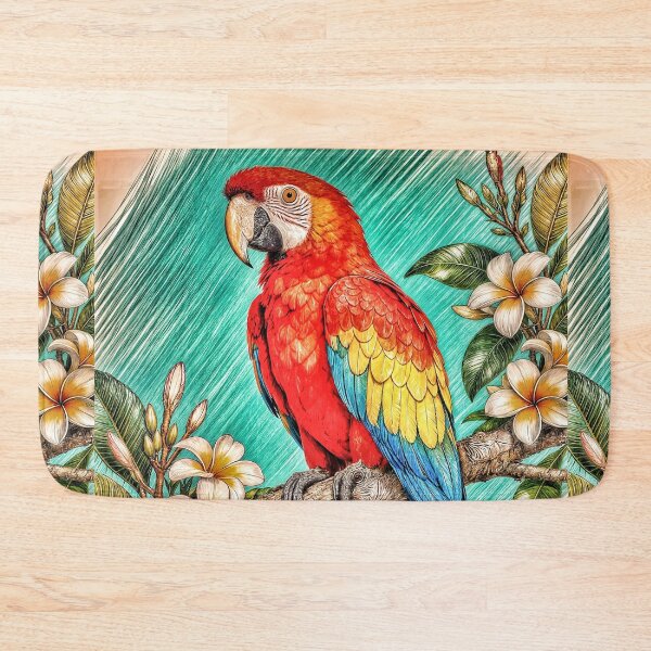 Item preview, Vivid Parrot Art Print Poster designed and sold by The Empire Of Digital Art..